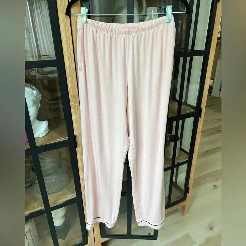 Tommy John pajamas pants light pink modal stretchy
